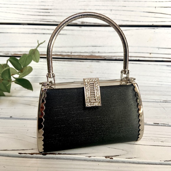 Gorgeous Vintage Hard Shell Evening Bag - Picture 1 of 11